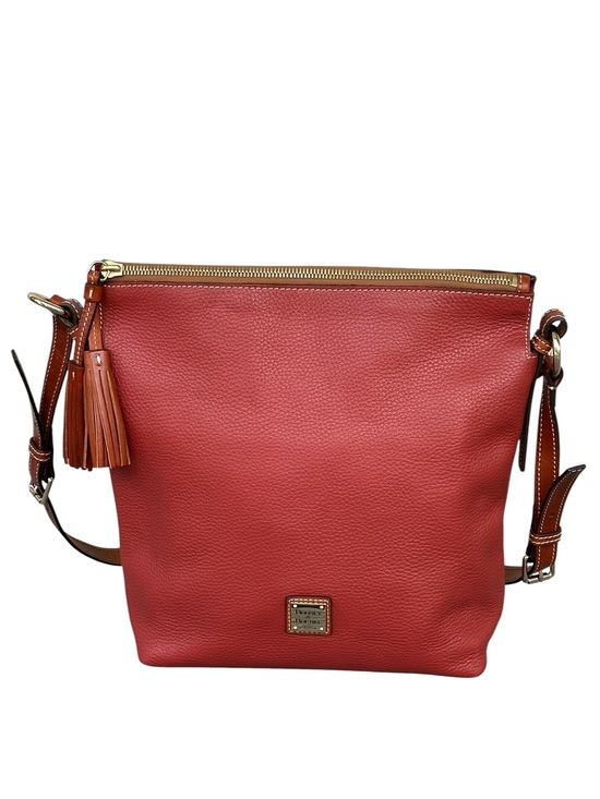 Dooney & Bourke Handbags - 💐 Dooney & Bourke Red Pebble Grain Leather Tassel Shoulder Bag. J12526577